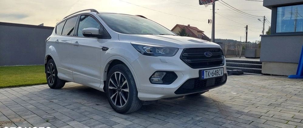 Ford Kuga cena 84900 przebieg: 119950, rok produkcji 2018 z Kielce małe 106